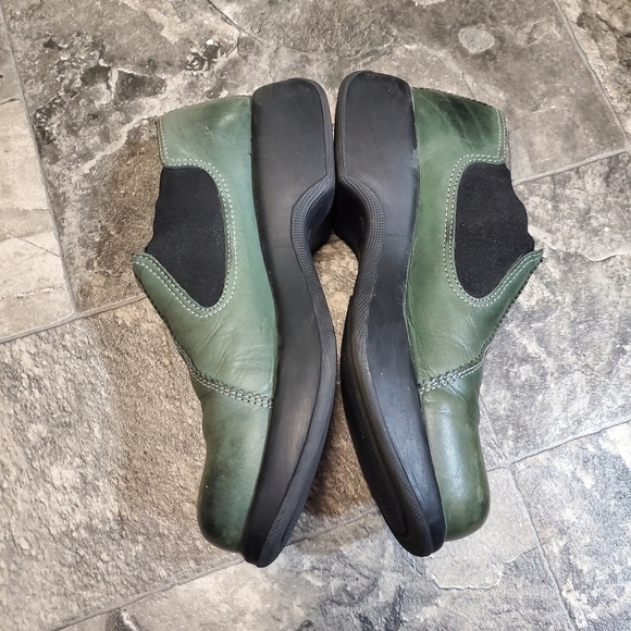 Vintage 90s y2k Dansko Acadamia Grunge Punk Lolita Platform Slip-on Loafers - Picture 3 of 9